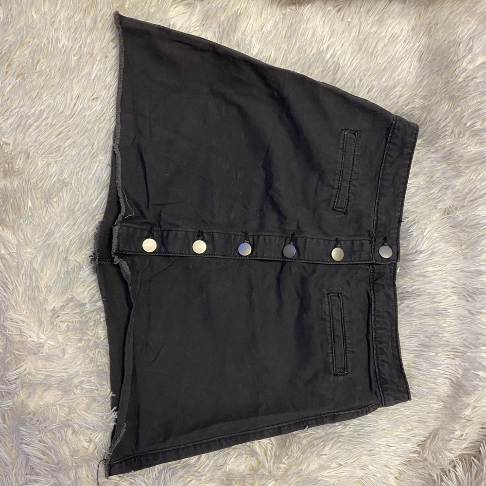 Forever 21 Black Denim Skirt
